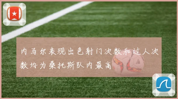内马尔表现出色射门次数和过人次数均为桑托斯队内最高